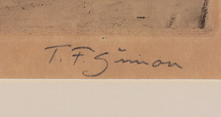 František Tavík Šimon (1877-1942) - Marchande De Porcelaine