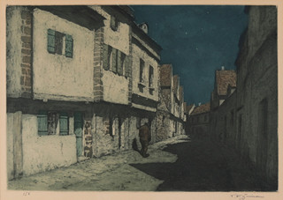 František Tavík Šimon (1877-1942) - Nokturno v Auray