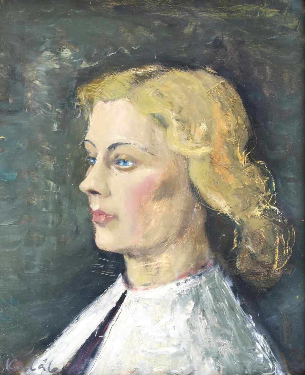 František Kaláb (1908 - 1950) - Portrét ženy