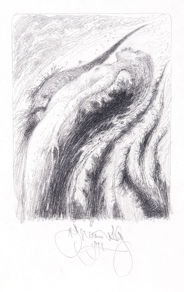 Albín Brunovský (1935 - 1997) - Pribeh letnej lásky (Ex libris Jos Van Waterschoot)
