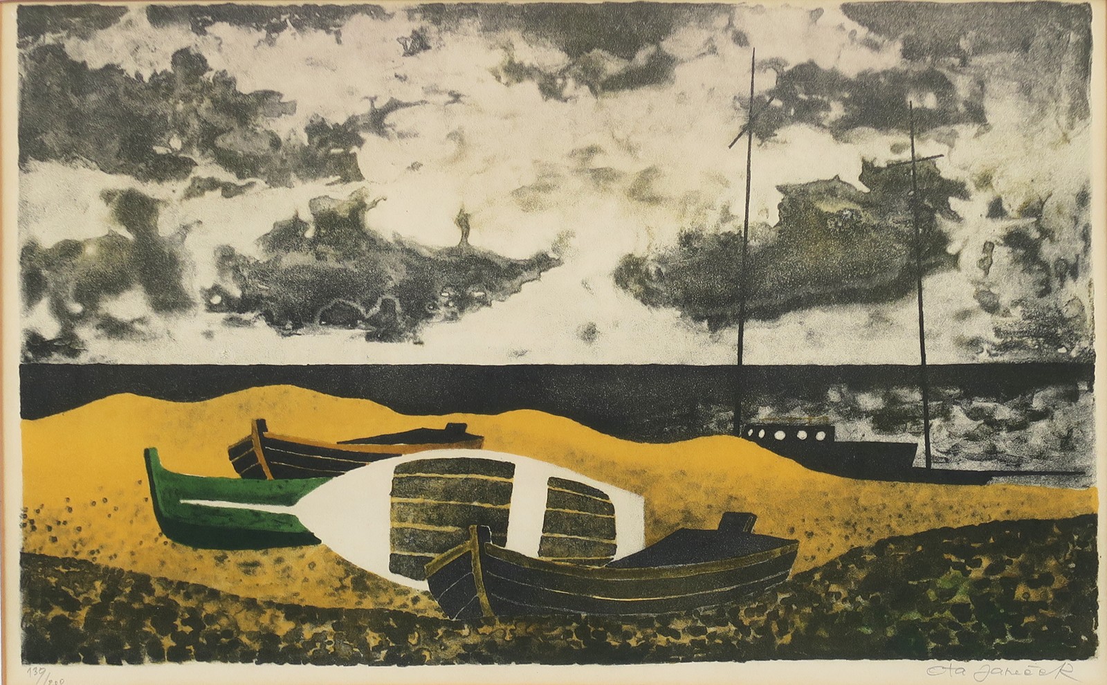 Ota Janeček (1919 - 1996) - Bárky