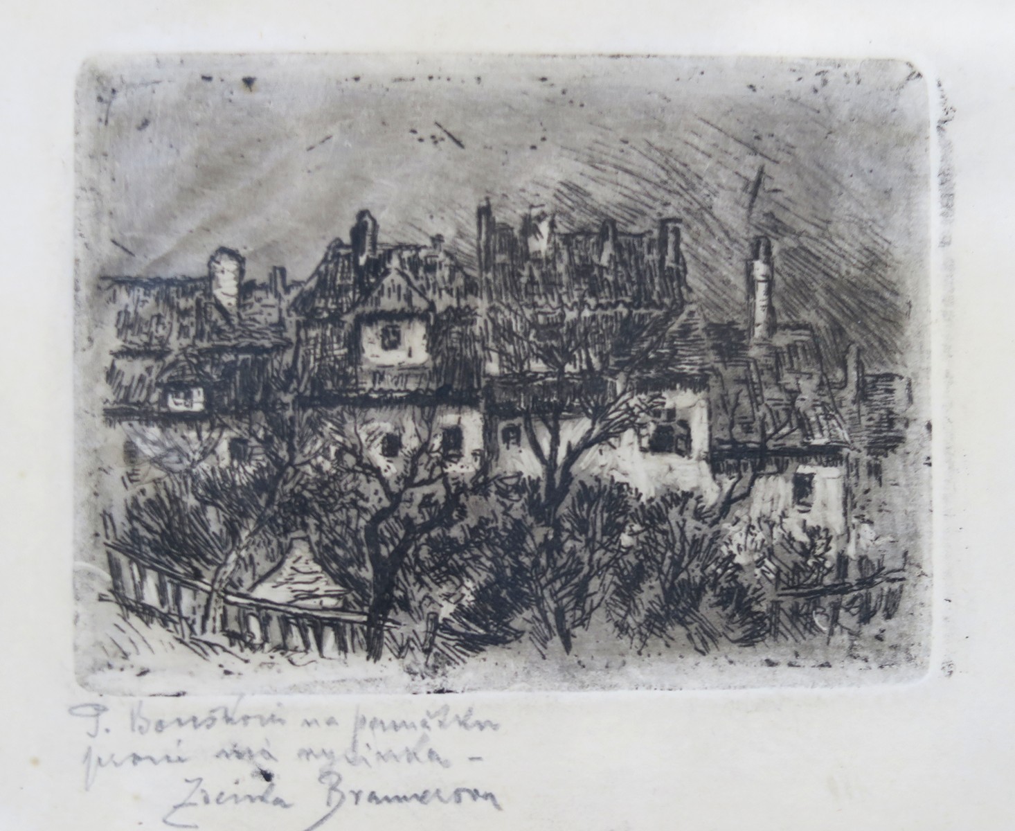 Zdenka Braunerová (1858 - 1934) - Staré domy