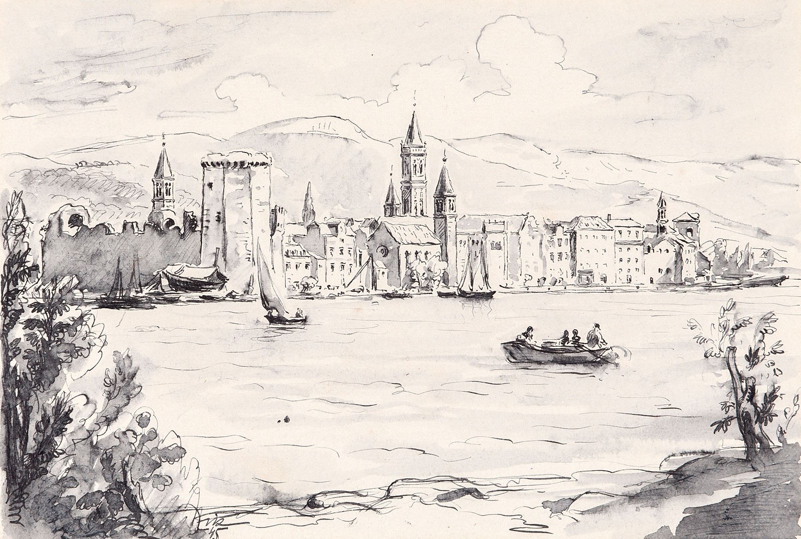 Karel Vik (1883 - 1964) - Pobřeží Dalmácie