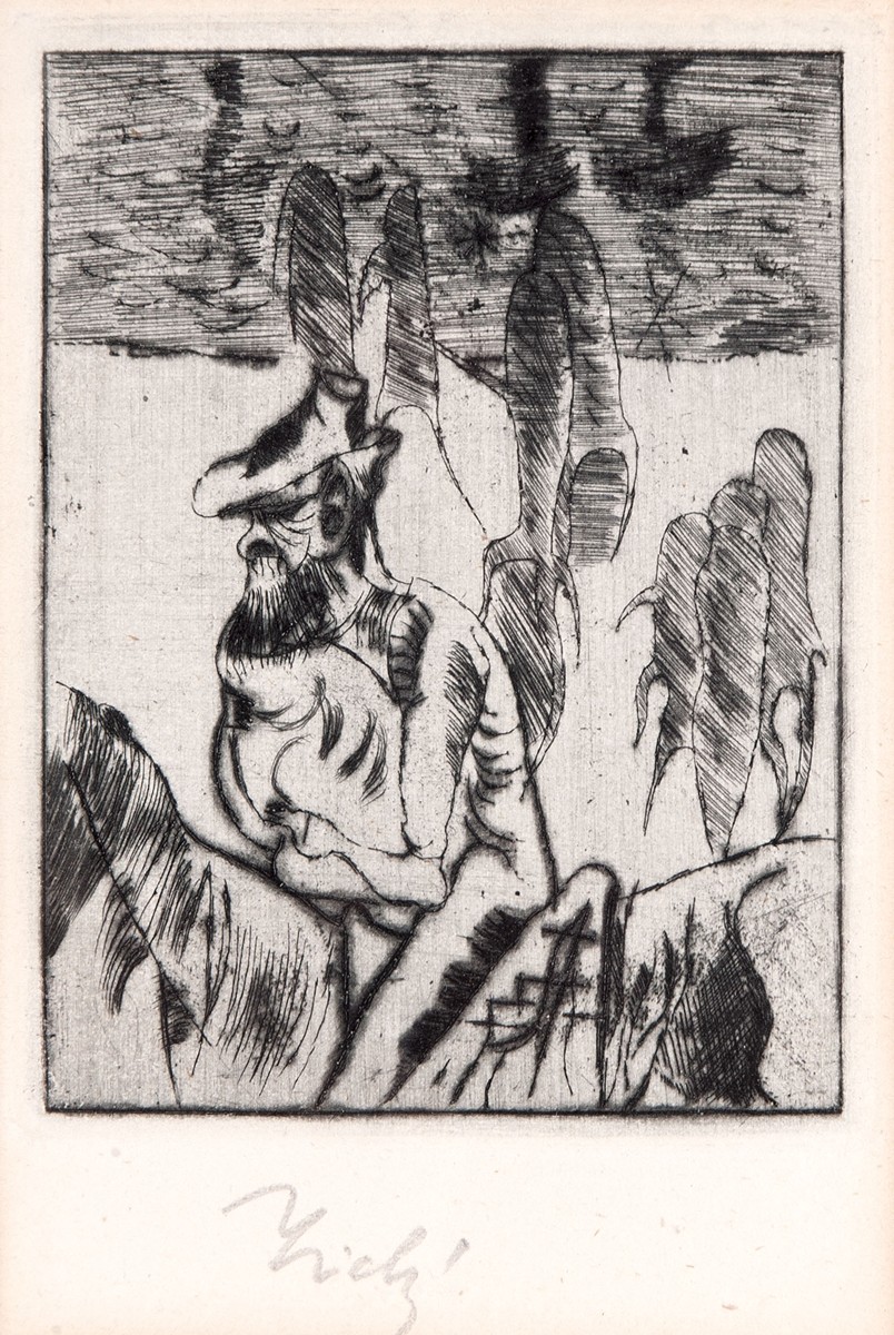 František Tichý (1896 - 1961) - Jezdec na koni