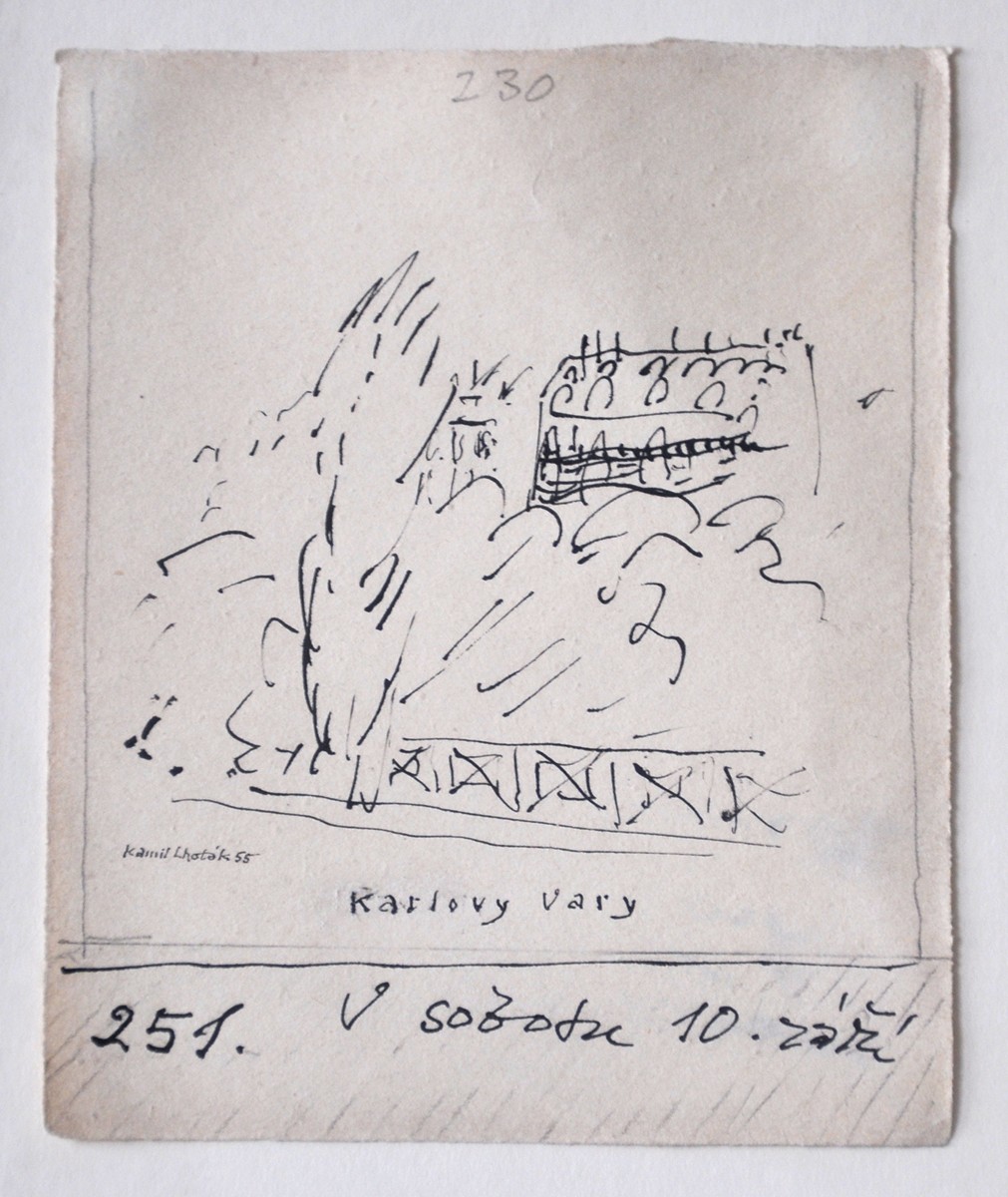 Kamil Lhoták (1912 - 1990) - Karlovy Vary