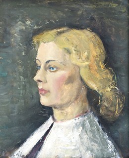 František Kaláb (1908 - 1950) -  Portrét ženy