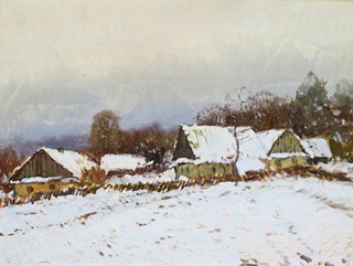 Karel Schadt (1888 - 1955) - Zimní vesnice