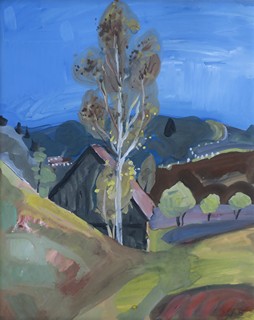 Josef Brož (1904 - 1980) -  Krajina s břízou