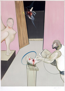Francis Bacon (1909 - 1992) - Oidipus a sfinga (After Ingres)