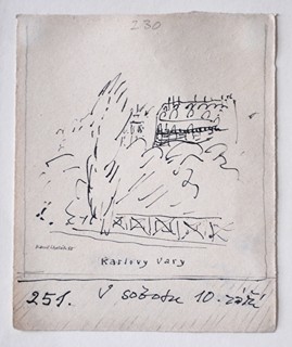 Kamil Lhoták (1912 - 1990) - Karlovy Vary