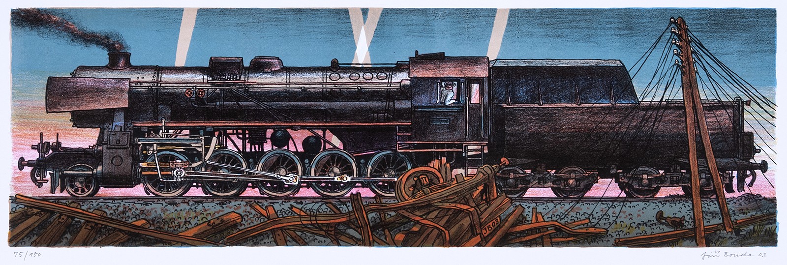 Jiří Bouda (1934 - 2015) - Válečná lokomotiva (Kriegslok)