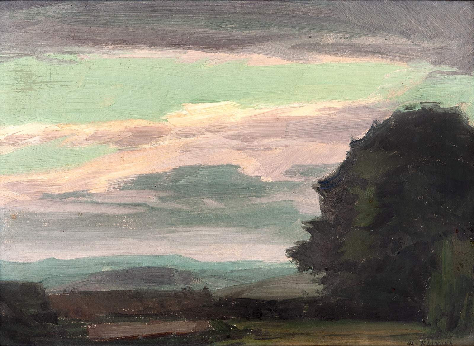 Alois Kalvoda (1875 - 1934) - Večer