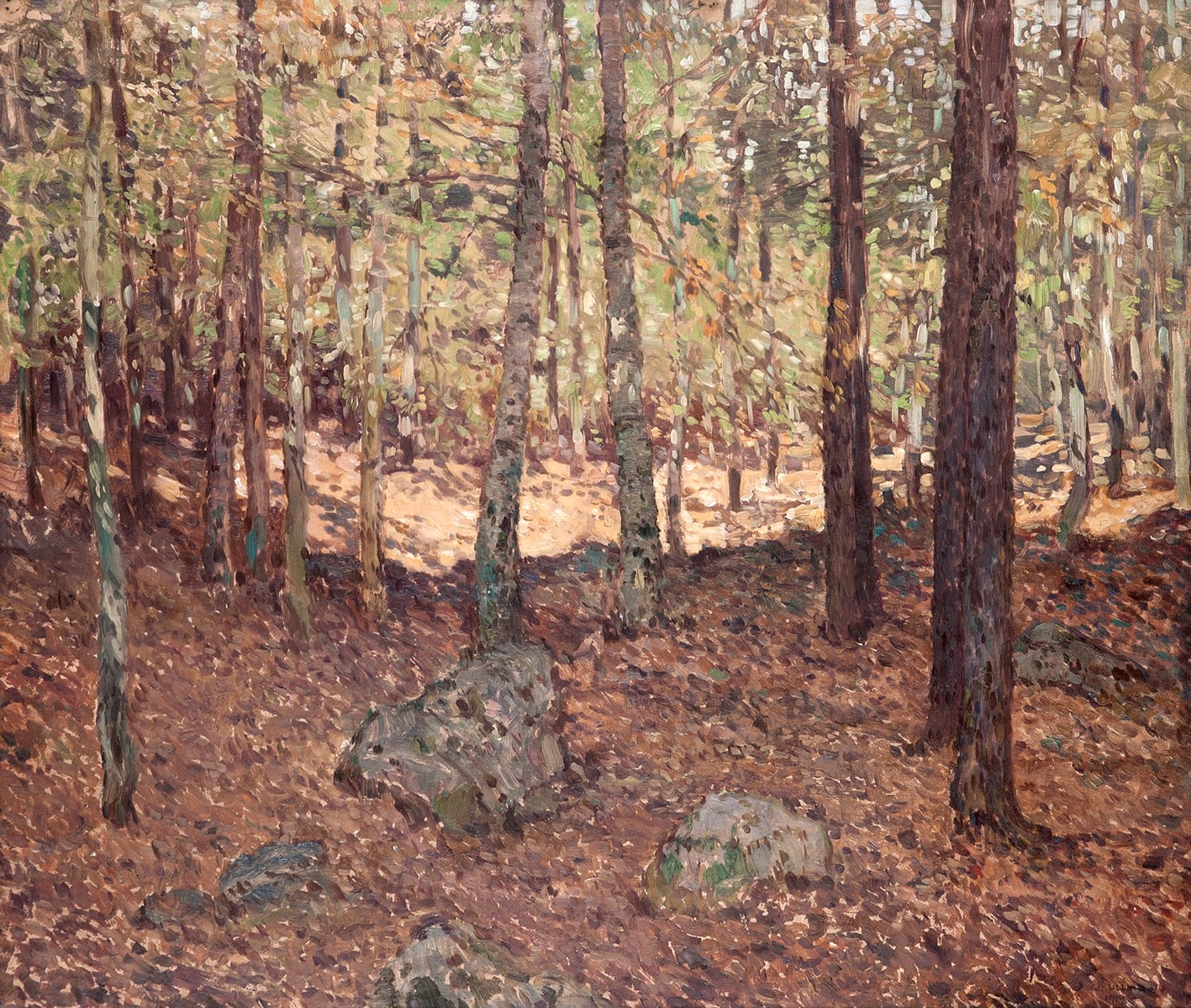 Josef Ullmann (1870 - 1922) - Podzimní les