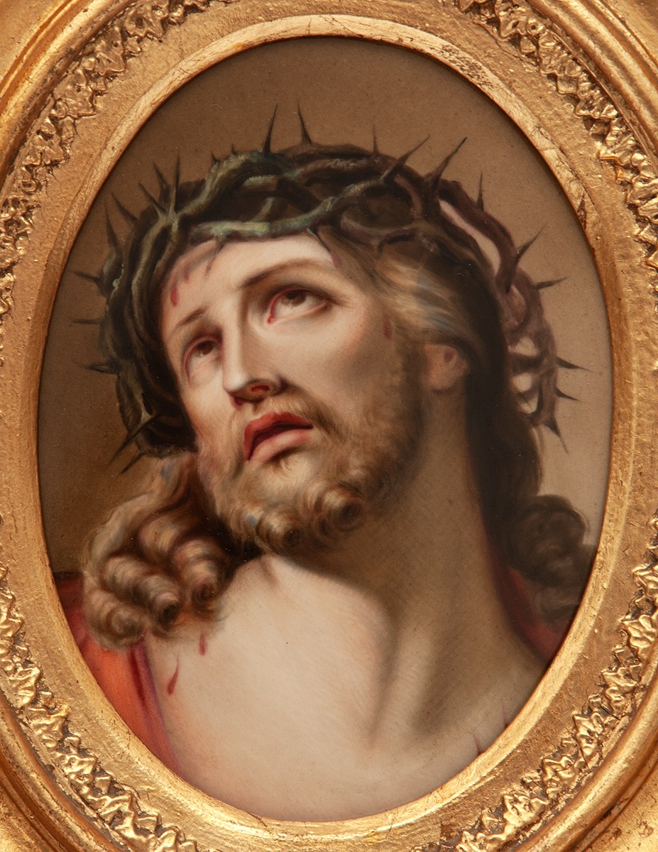 Guido Reni, napodobitel - Hlava Krista s trnovou korunou