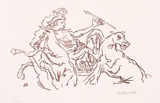 Oskar Kokoschka (1886 - 1980) - Streitwagen /Bojový vůz/