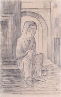 Jan Zrzavý (1890 - 1977) - Chudá žena