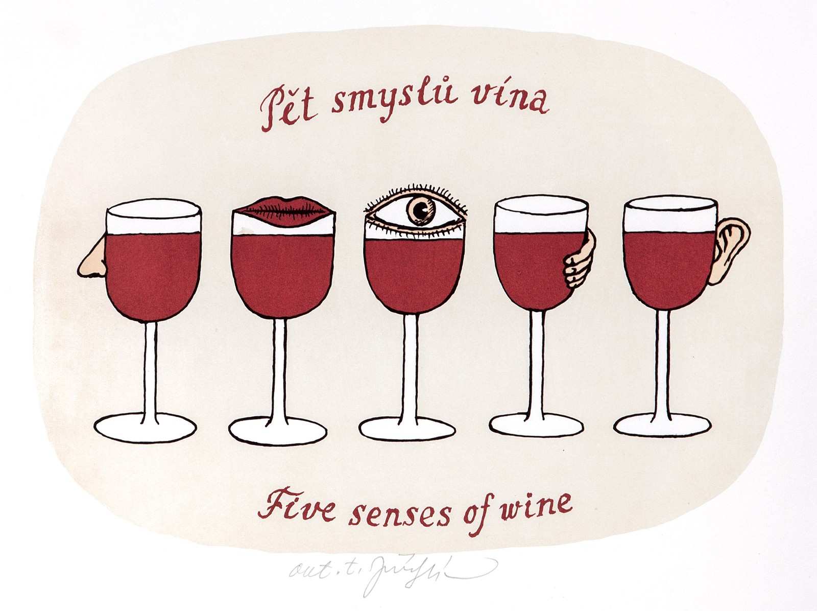 Jiří Slíva (1947) - Five senses of wine