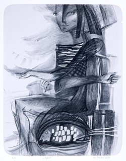 Iva Fialová (1958) - Rybář