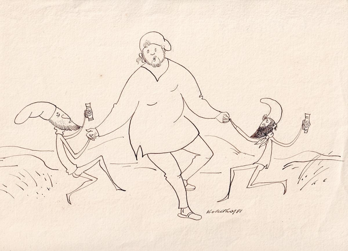 Karel Oberthor (1921 - 1996) - Trpaslíci