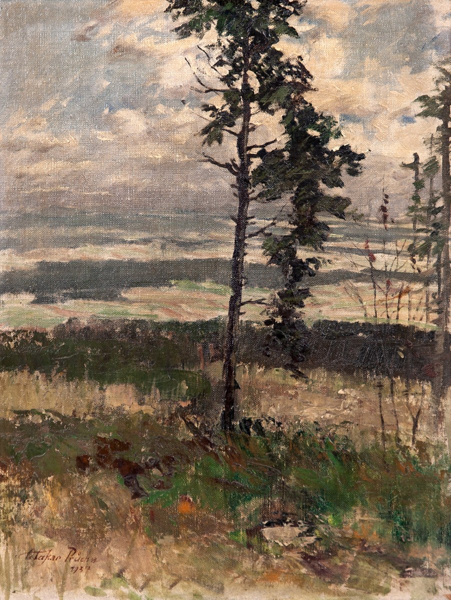 Otakar Průcha (1893 - ?) - Krajina se stromem