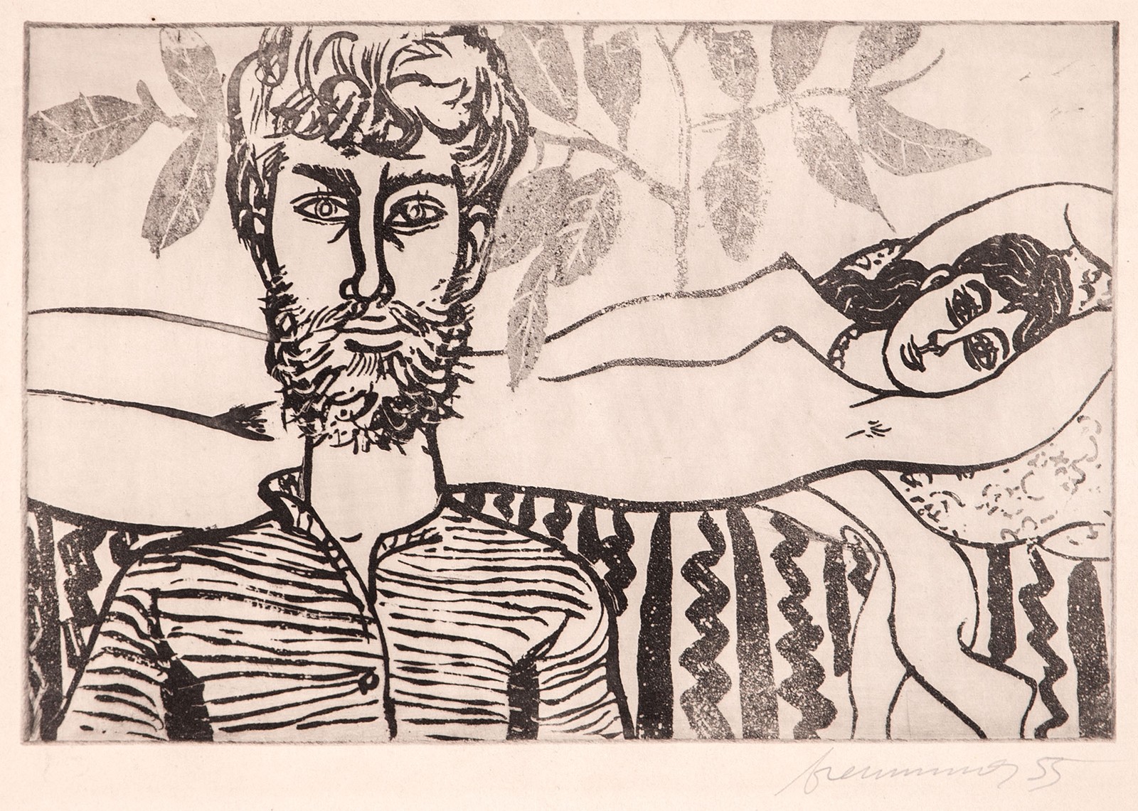Richard Fremund (1928 - 1969) - Ležící