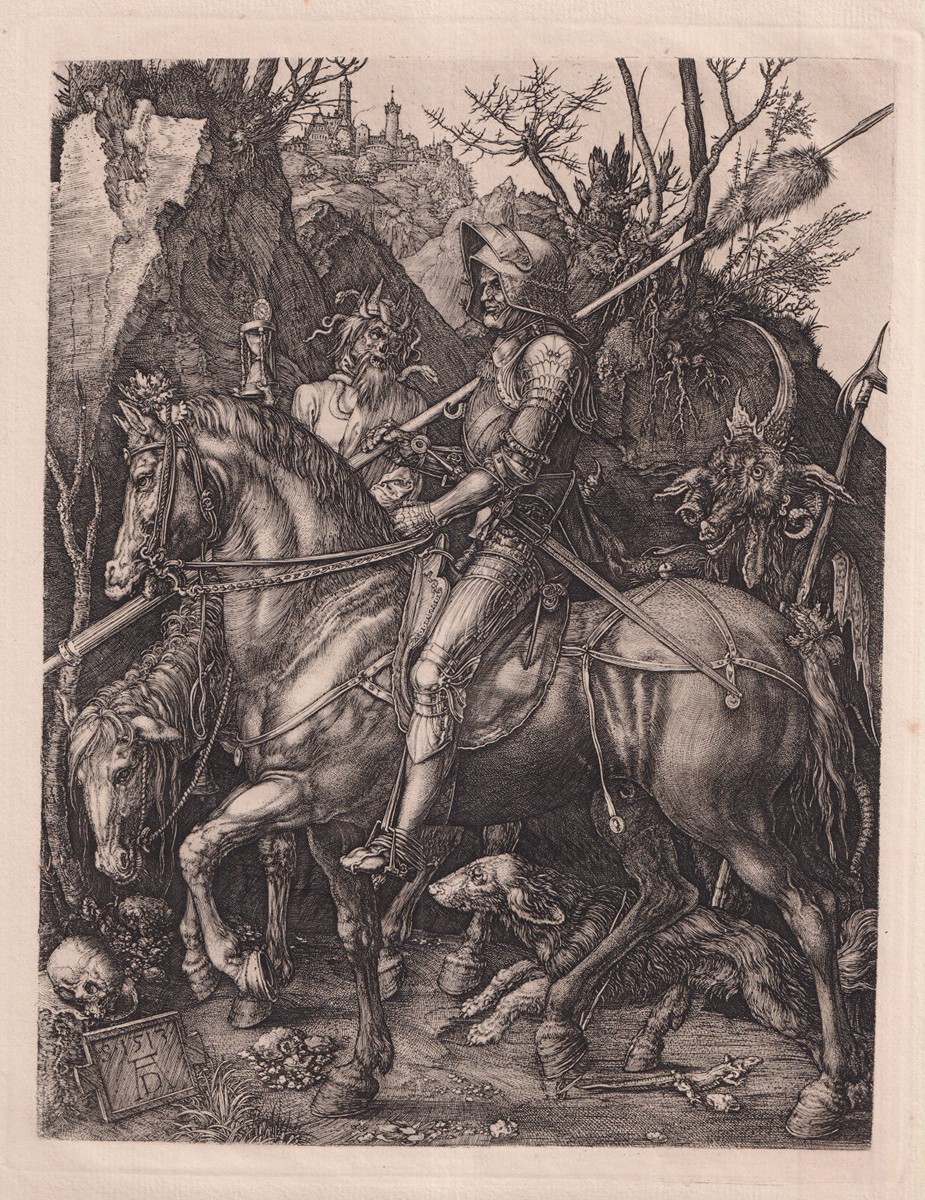 Albrecht Dürer - Rytíř, smrt a ďábel