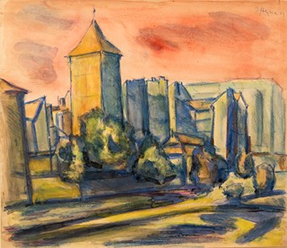 Václav Hejna (1914 - 1985) - Pohled na hrad