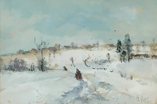 Karel Sigmund (1897 - 1959) - Cesta v zimě