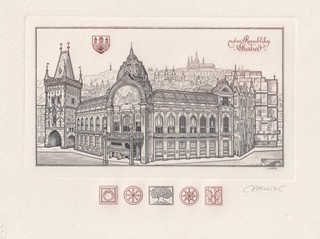 Josef Herčík (1922 - 1999) - Nám. Republiky, Praha