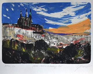 Martin Šárovec (1977) - Pohled z Petřína na Hradčany