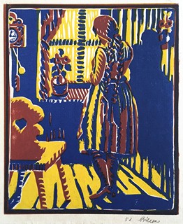 Alois Bílek (1887 - 1961) - Dívka v kroji
