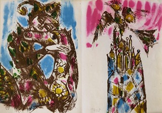 Miloslav Troup (1917 - 1993) - Muž na koni; Ptáček