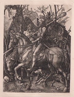 Albrecht Dürer - Rytíř, smrt a ďábel