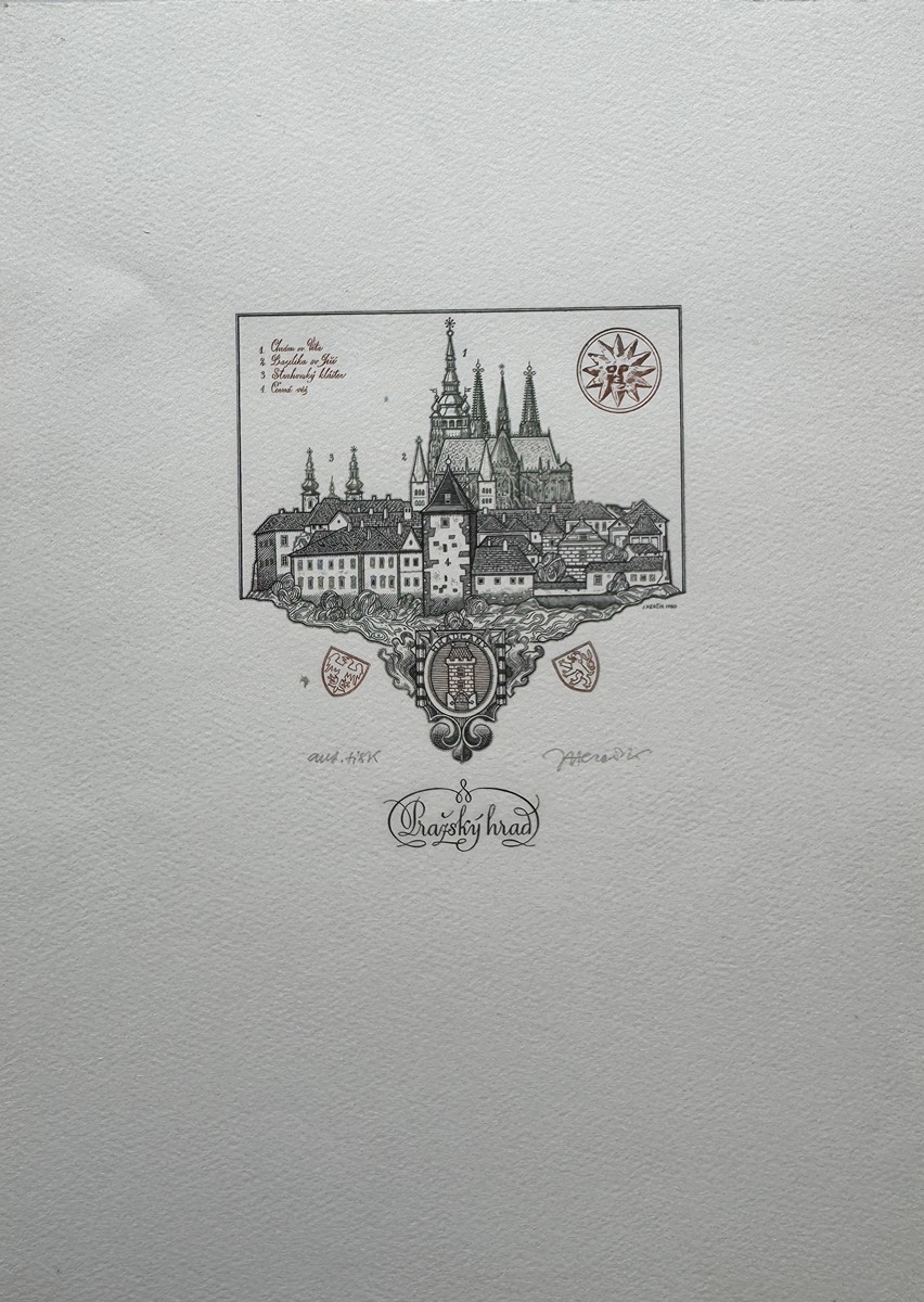 Josef Herčík (1922 - 1999) - Pražský hrad