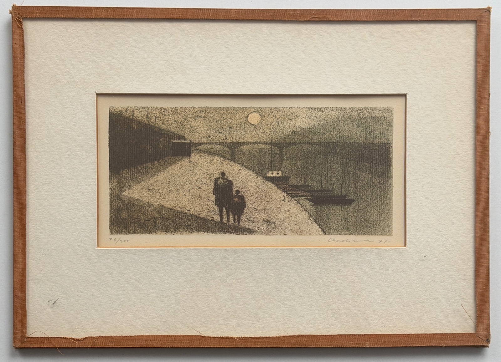 Jiří Chadima (1923) - Nábřeží v noci