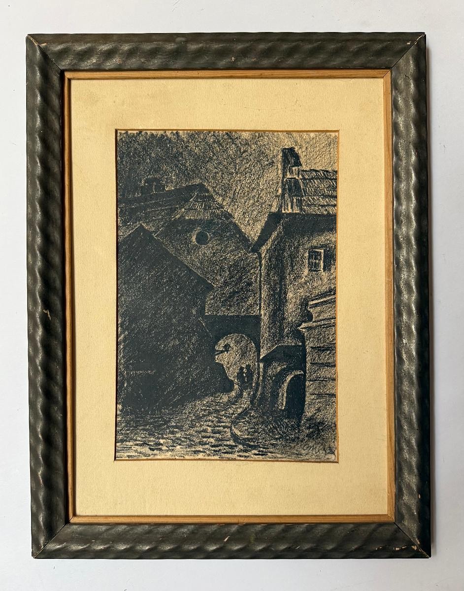 Otakar Mrkvička (1898 - 1957) - Pražské zákoutí (1943)