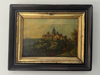 Vilém Ströminger (1845 - 1901) - Pohled na Pražský hrad (Hradčanské panorama)
