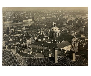 Funke Jaromír (1896 – 1945) - Panorama Prahy s chrámem sv. Mikuláše (30. léta 20. století)