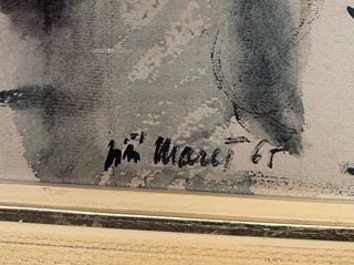 Mareš Jiří (1932–1984) - Lovecké zátiší 1965