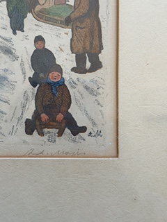 Majer Antonín (1882–1963) - Zima na vsi