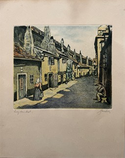 Souček Václav (1920–1996) - Zlatá ulička na Pražském hradě