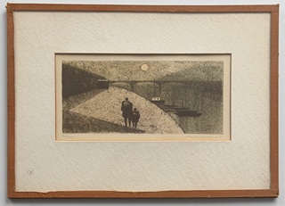 Jiří Chadima (1923) - Nábřeží v noci