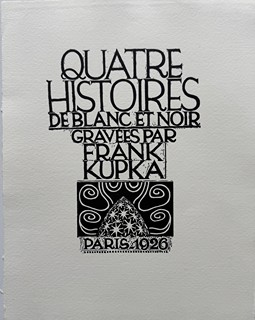 Tichý František (1896 – 1961) - Quatre histoires de blanc et noir – Tirážový list