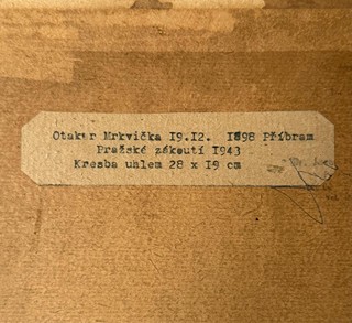 Otakar Mrkvička (1898 - 1957) - Pražské zákoutí (1943)
