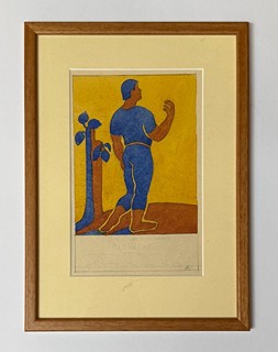 Alois Bílek (1887 - 1961) - Návrh na přebal knihy Pallieter
