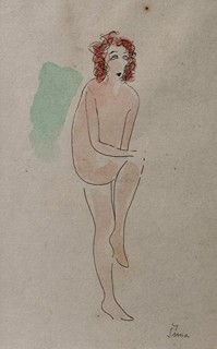 Josef Šíma (1891 - 1971) - Dívka po koupeli