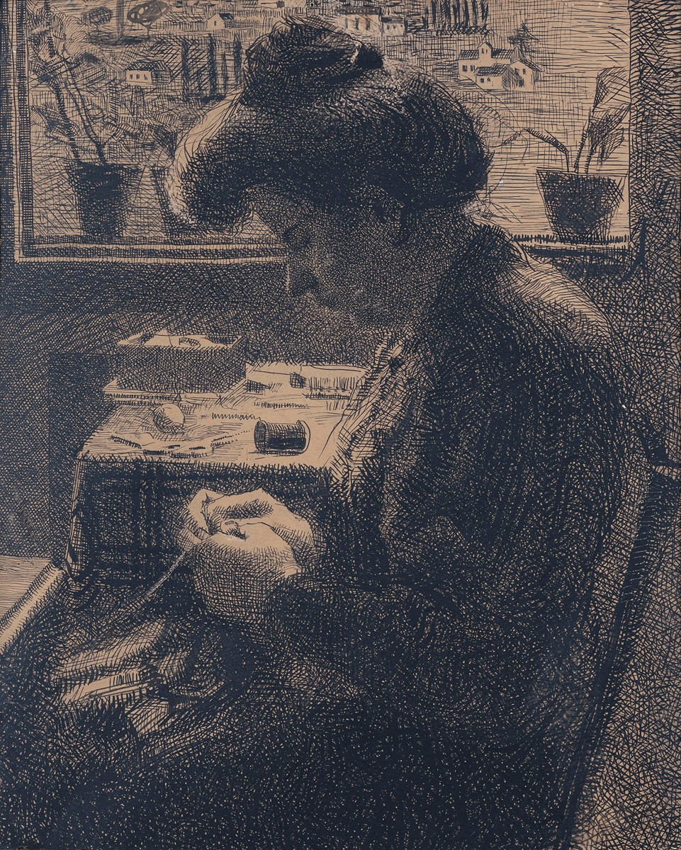 Portrait of a seamstress I.