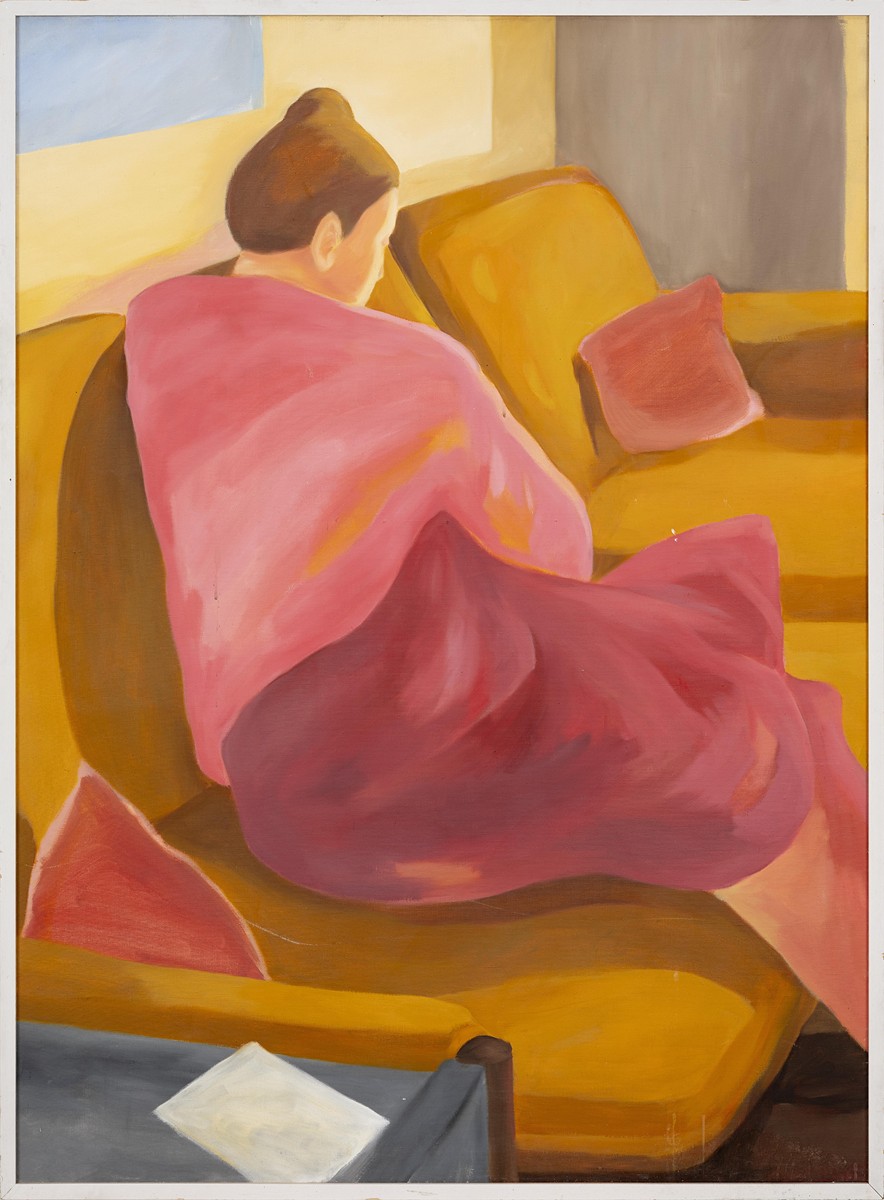 Woman on the sofa