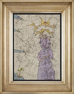 Purple figure