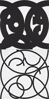 Divided circles, two dimensions - diptych